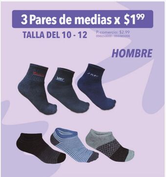 Tia 3 pares de medias oferta