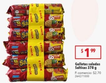 Tia Galletas saladas salticas 378g oferta