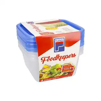 Akí SET DE FOODKEEPER AZUL 4 PZ oferta