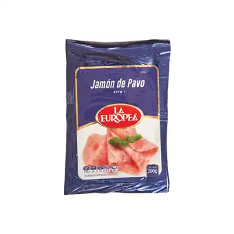 Akí LA EUROPEA JAMÓN PAVO 200 g oferta