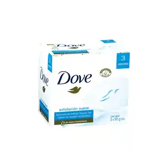 Akí DOVE JB.EXFOLIACION TRIPACK. 3 x 90 g oferta