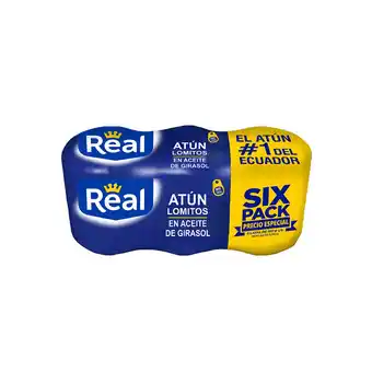 Akí REAL SIX PACK ACEITE x 6 180 g oferta