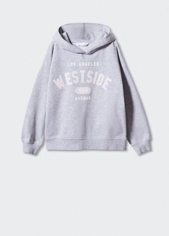 Mango Sudadera algodón estampada oferta