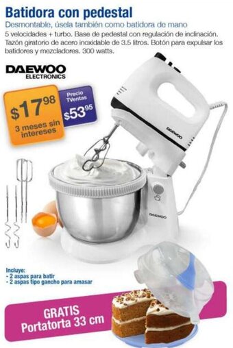 Batidora con pedestal DAEWOO