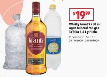 Tia Whisky grant´s 750ml oferta