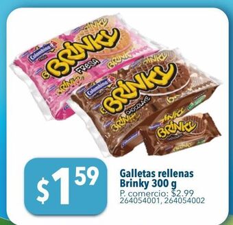 Tia Galletas rellenas brinky 300g oferta