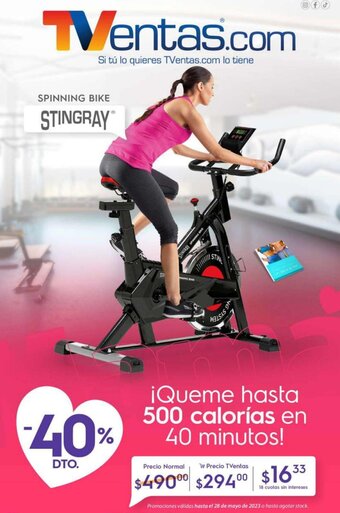 TVentas SPINNING BIKE STINGRAY oferta