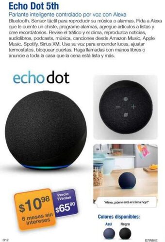 TVentas Echo Dot 5th oferta