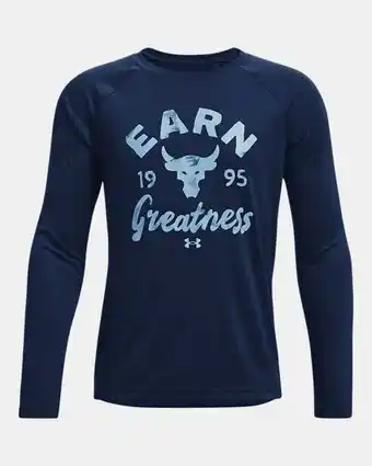 Under Armour Boys' project rock earn greatness long sleeve oferta