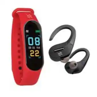 Ferrisariato Kit fitness tracker slide reloj + audífonos oferta