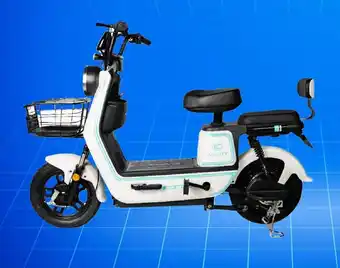 Artefacta COD: 140213 MOTO ELECTRICA AGILITY 500 WATTS BLANCO / TURQUESA FORCE CUOTAS SEMANALES oferta