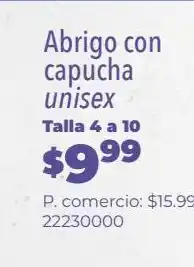 Tia Abrigo con capucha unisex oferta