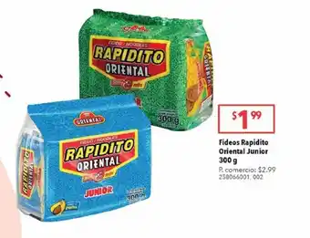 Tia Fideos rapidito oriental junior 300g oferta