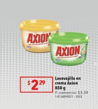 Tia Lavavajilla en crema axion 850g oferta