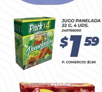 Tia Jugo panelada 22g 4un oferta