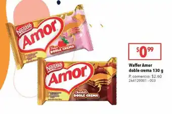 Tia Waffer amor doble crema 130g oferta