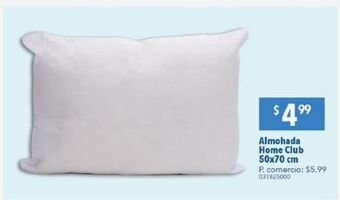 Tia Almohada home club 50 x 70cm oferta