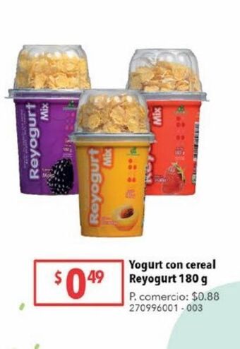 Tia Yogurt con cereal reyogurt 180g oferta