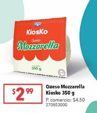 Tia Queso mozzarella kiosko 350g oferta