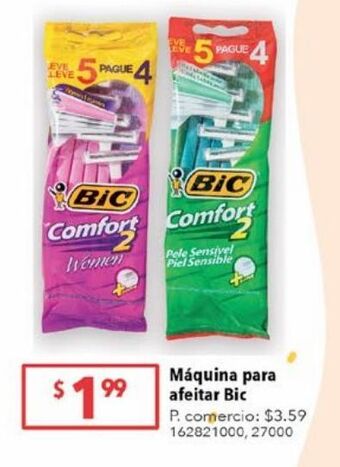 Tia Máquina de afeitar bic oferta