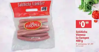 Tia Salchicha vienesa la europea 400g oferta