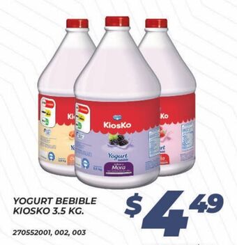 Tia Yogurt bebible kiosko 3.5kg oferta