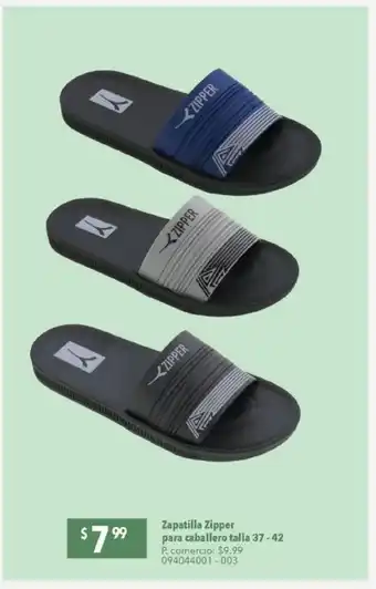 Tia Zapatilla zipper caballero talla 37-42 oferta
