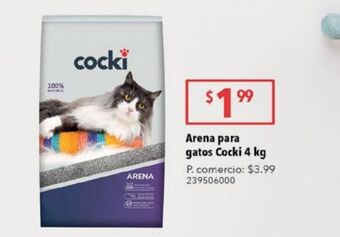 Tia Arena para gatos cocki 4kg oferta