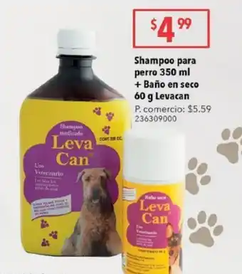 Tia Shampoo para perro 350ml + baño en seco 60g leva can oferta