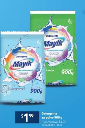 Tia Detergente en polvo mayik 900g oferta