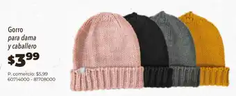 Tia Gorro para dama y caballero oferta