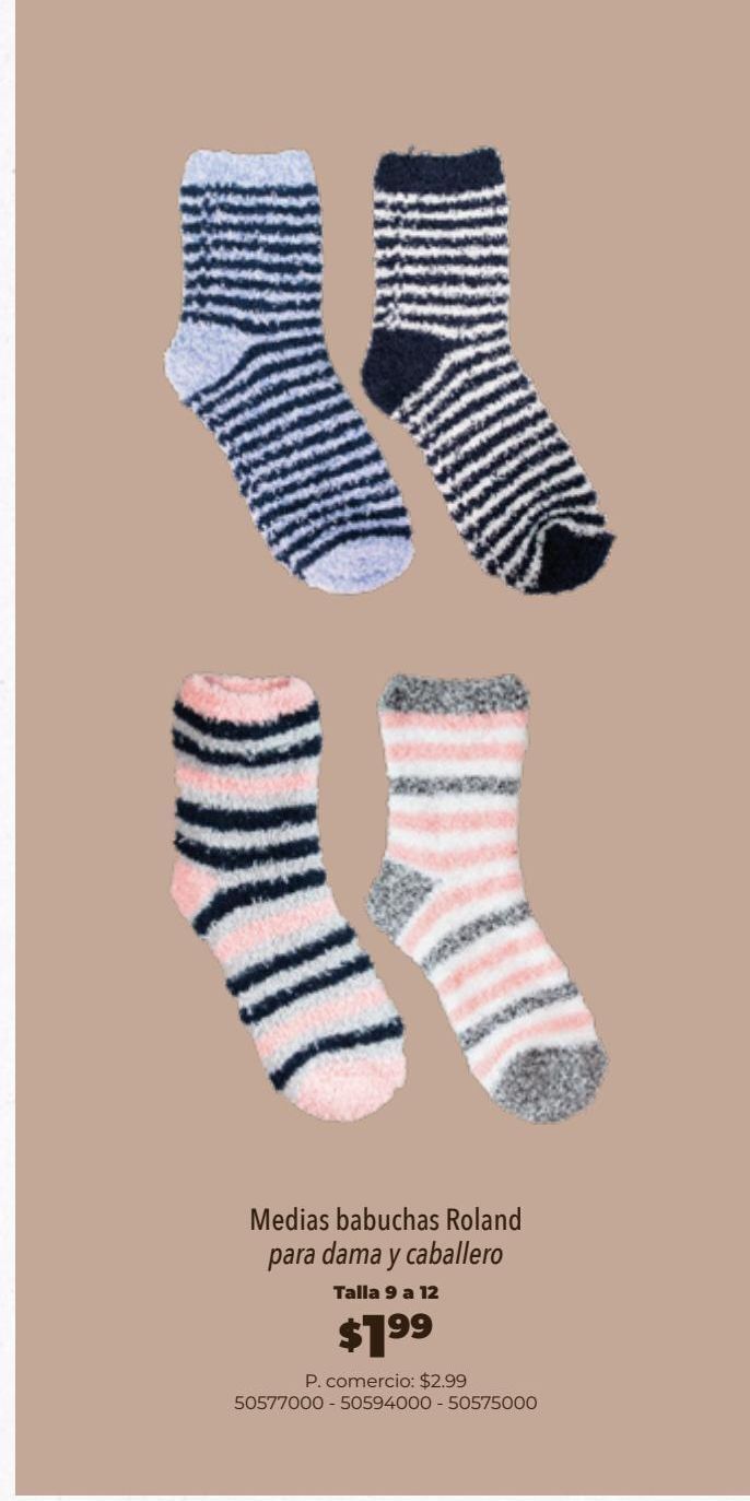 Tia Medias babuchas roland para dama y caballero oferta