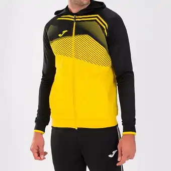 Joma Chaqueta con capucha hombre supernova ii amarillo negro oferta