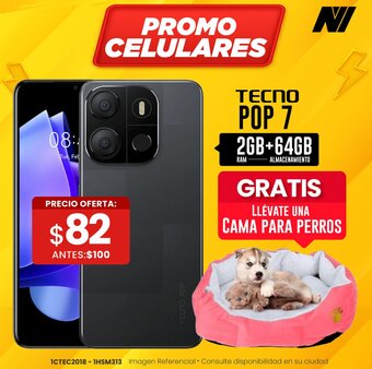 Novicompu TECNO POP 7 2GB+64GB oferta