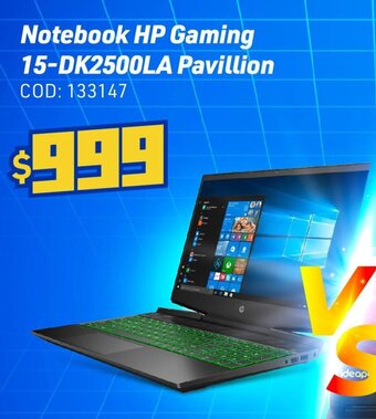 Artefacta Notebook HP Gaming 15-DK2500LA Pavillion COD: 133147 oferta