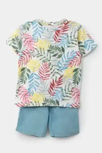 De Prati Camiseta con prints + bermuda unicolor polito oferta