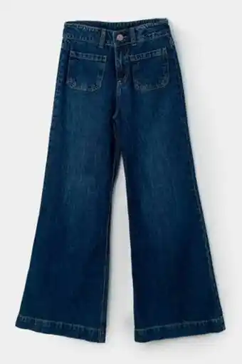 De Prati Jeans wide leg desflecado polito oferta