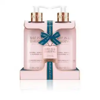 Las Fragancias Jojoba, vanilla & almond oil set body wash - body lotion bottle 300 ml x 2 oferta