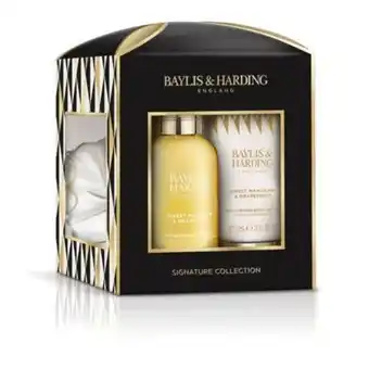 Las Fragancias Sweet mandarin set body wash - body lotion - esponja oferta