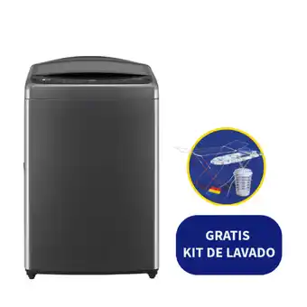 La Ganga Lavadora lg 19kg negra inverter oferta