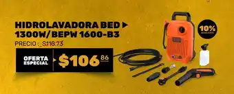 Coral Hipermercados HIDROLAVADORA BED 1300W / BEPW 1600-B3 oferta