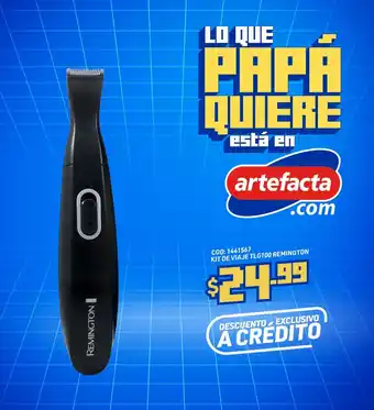 Artefacta COD: 1441567 KIT DE VIAJE TLG100 REMINGTON oferta