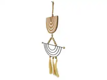 Colineal Aplique pared madera 76cm café oferta