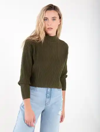 NAF NAF Tejido de cuello redondo manga larga oferta