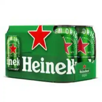 Ferrisariato Six pack cerveza heineken lata 355ml oferta
