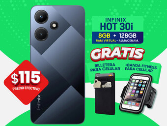 Novicompu INFINIX HOT 30i 8GB + 128GB oferta