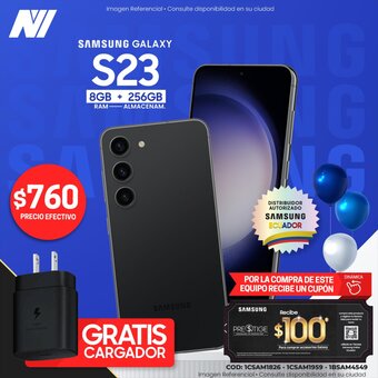 Novicompu SAMSUNG GALAXY S23 8GB + 256GB oferta