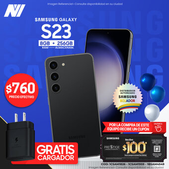 Novicompu SAMSUNG GALAXY S23 8GB + 256GB oferta