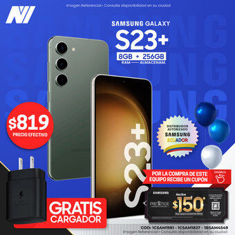 Novicompu SAMSUNG GALAXY S23+ 8GB + 256GB oferta