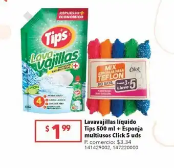 Tia Lavavajillas líquido 500ml oferta